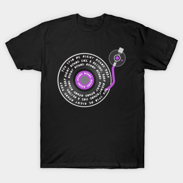 You Spin Me Right Round Baby T-Shirt by fatpuppyprod